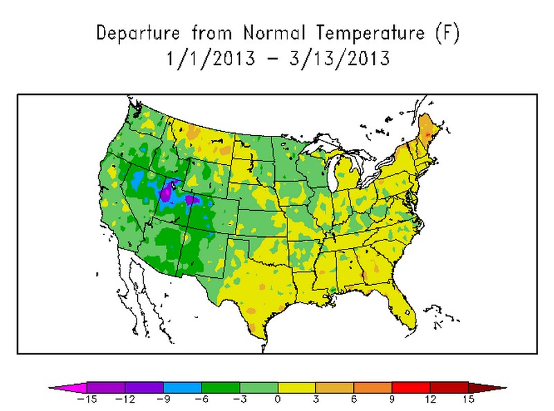 Coldest Start To The Year In Two Decades | Real Climate Science